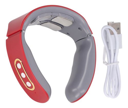 Masajeador De Cuello Con Compresas Calientes, Eléctrico, Pul