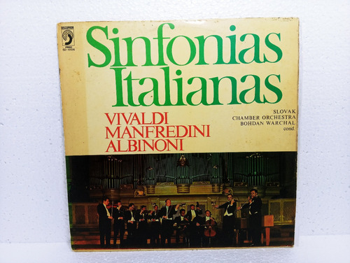 Lp Sinfonias Italianas Vivaldi Manfredini Albinoni Importado