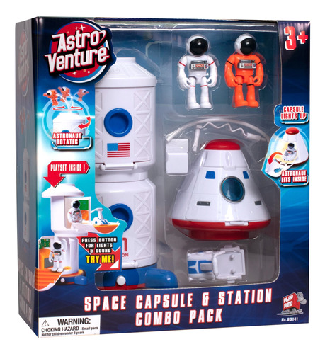 Astro Venture Playset Estación Y Capsula Espacial