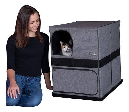 Pet Gear Pro Pawty Para Gatos Con Alfombrilla Littertrax, Po