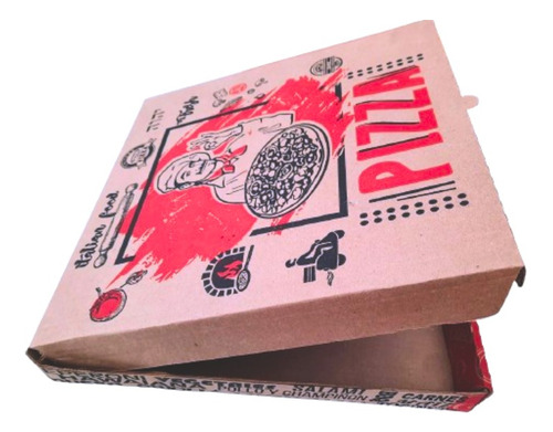 Cajas De  Pizza  50x50  Paquete X 30 Unidades