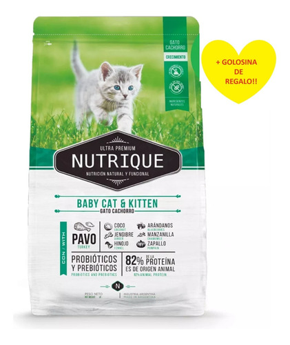 Nutrique Babycat Kitten Gatitos X 7.5k + Regalo!!