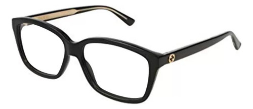 Óculos Armação Gucci Gg0311o 001 Preto Feminino