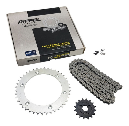 Kit Relação Riffel Super Top Suzuki Dr 650 Ano 1990 A 1996