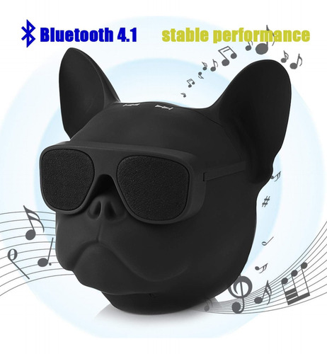 Altavoz Con Forma De Bulldog Goshyda, Altavoz Portátil Con