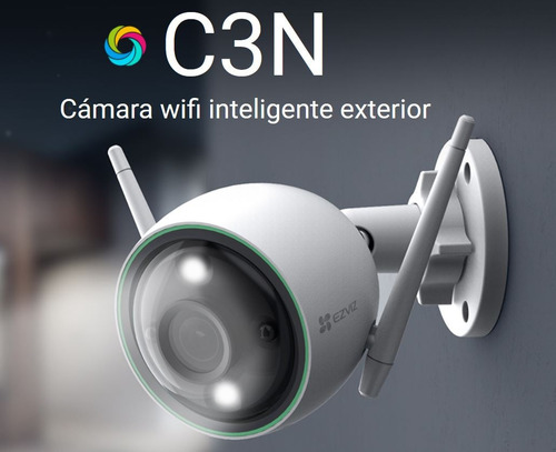 Imagen 2 de 5 de Camara De Seguridad Ezviz C3n Wifi 2mp Full Color Noche