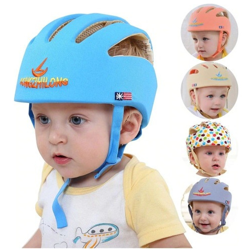 Casco Gorro Protector Para Bebé Antigolpes Ajustable