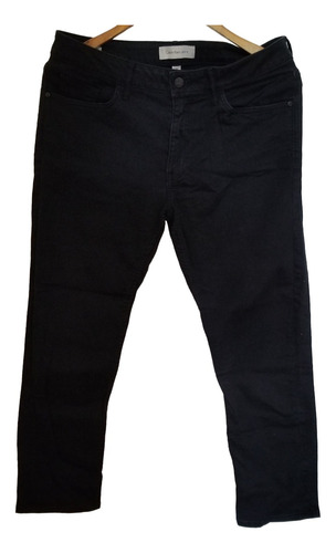 Pantalon Jean Elastizado Negro Calvin Klein T 30-