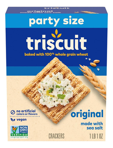Triscuit Original Galletas De Trigo Integral, Galletas Vegan