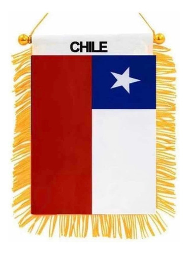 Bandera Mini Chile 10x8cm Pack 12 Fechas Patrias Chile