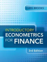 Comprar Introductory Econometrics For Finance Third Edition Brooks