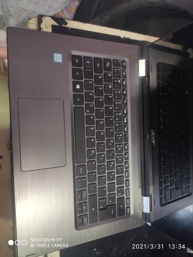 Notebook Acer Spin 3 Para Retirar Peças, Placa Mãe Queimada.