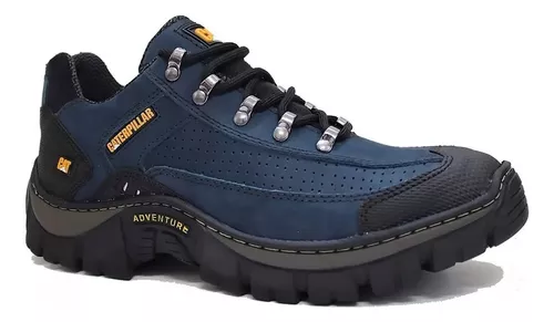 Coturno Bota Caterpillar Adventure Original Couro