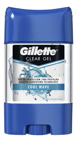 Desodorante Gel 82g Antitranspirante Cool Wave Gillete