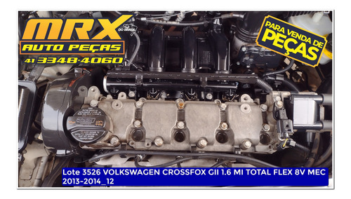 Sucata Volks Crossfox Gii 1.6 Mi Total Flex 8v Mec 2014