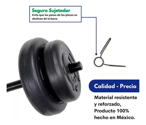 Kit De Barras Y Discos Ssr Sport Plus 120 Lb
