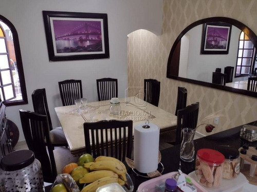 Imagem 7 de 30 de Sobrado À Venda, 257 M² Por R$ 640.000,00 - Parque Das Nações - Santo André/sp - So3233