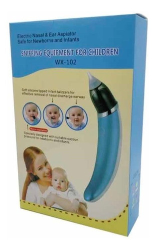 Aspirador Nasal Ajustable Para Bebe Limpiador Bajo Ruido