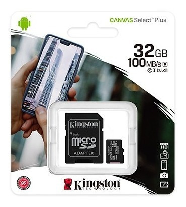 Imagen 2 de 3 de Tarjeta De Memoria Micro Sd Kingston 32gb Canvas Select Plus