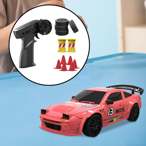 Modelo De Coche De Derrape A Escala 1/24, Coche De Rosa
