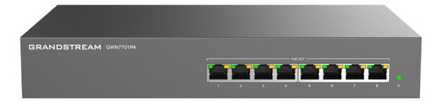 Conmutador PoE Gigabit de 8 puertos Red no administrada Gwn7701pa
