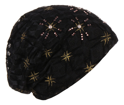 Gorro Para Mujer M, Perla De Strass, India, Musulmán, Con Vo