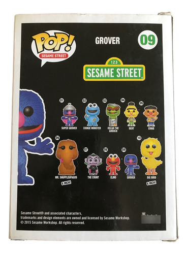 Funko Pop Original Grover #09 - Plaza Sesamo