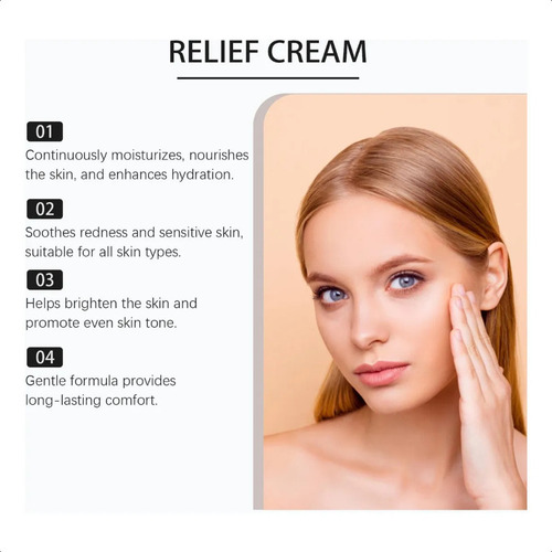 Crema Facial Coreana 345 Relief Intensivo