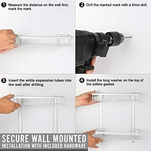 Estante Organizador Regadera Para Baño De 3 Capas