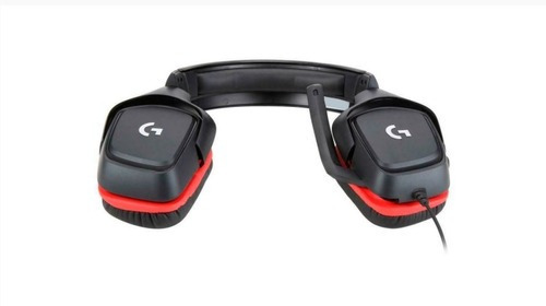 Audífonos gamer Logitech G Series G332 black con luz rojo