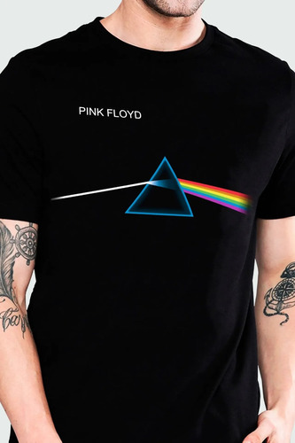 Camiseta - Pink Floyd - Dark Side Moon - Banda Rock