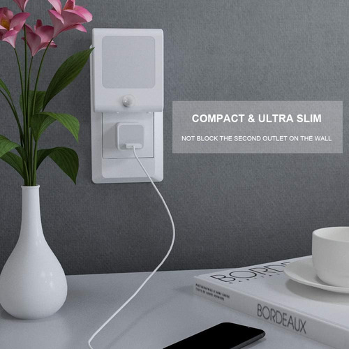 Maz-tek Luces Con Sensor De Movimiento Enchufables Con Brill