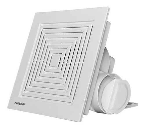 Imagen 5 de 10 de Extractor Techo Pared Plafon 10'' Blanco Ducto 4'' Masterfan