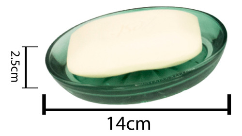 Accesorios De Baño Cristal Verde Esmeralda Simply Home