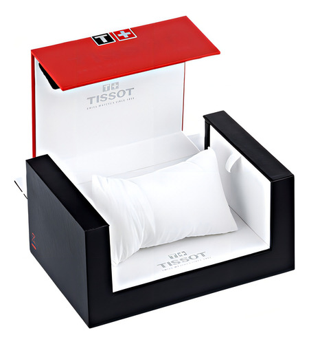 Relógio masculino Tissot T0814201701 Quartzo de pulso branco em aço