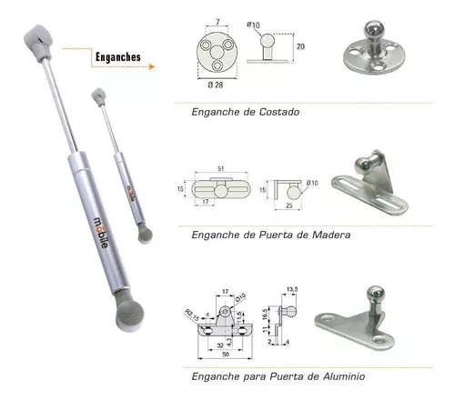 BRAZO HIDRÁULICO PARA PUERTA (60-80 KG) - Economizadores