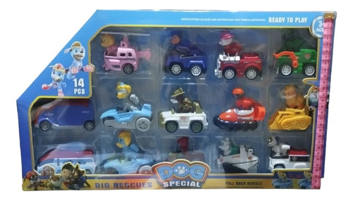 Juguete Perritos Patrulla Chase Colección Carros Patrol Cani