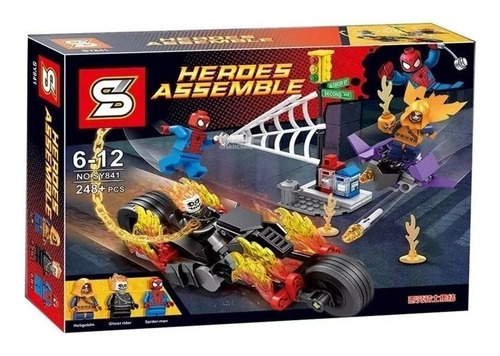 lego spiderman duende verde