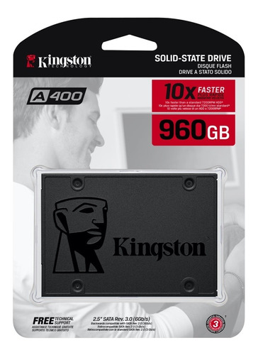 Kingston® Unidad Ssd 960gb Sata3 2.5  A400