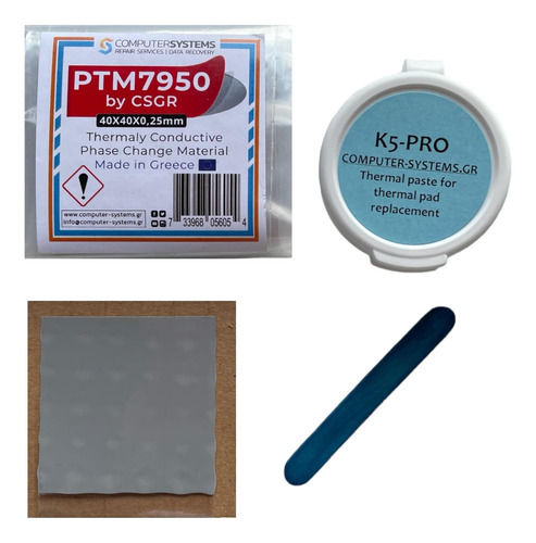 Ptm7950 Por Csgr 40x40x025 Mm Cambio De Fase Material Y K5