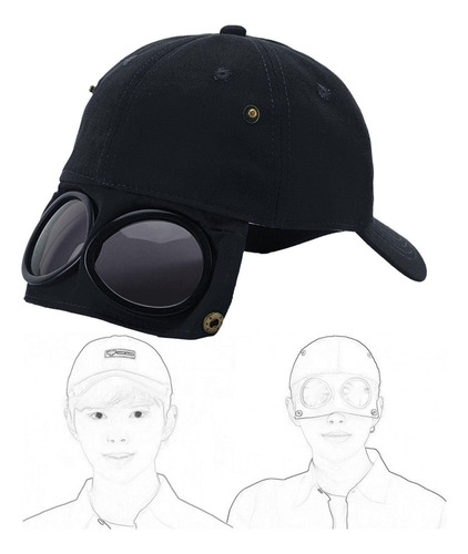 A Gafas De Sol Gorra De Béisbol Gafas Gorra Con Visera