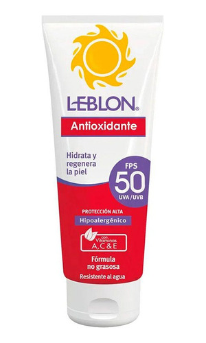 Protector Solar Leblon Fps 50 Antioxidante 90 Gr