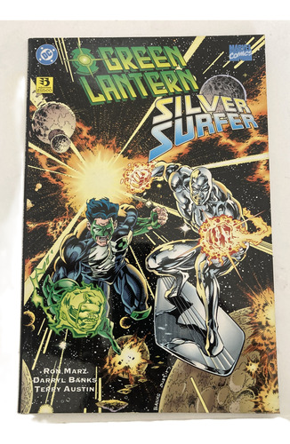 Comic Dc / Marvel: Green Lantern / Silver Surfer. Ed. Zinco 