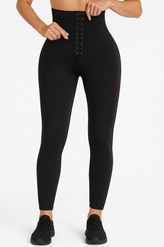 Pack De 2 Leggins Deportivos Con Faja Modeladora Reductora