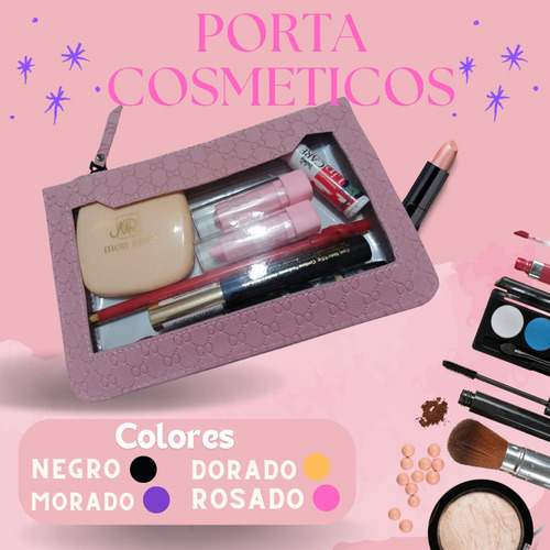 Porta Cosmético Transparente Organizador De Maquillaje