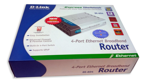 Router D-link Di-604 4 Puertos En Caja Original (Usado)