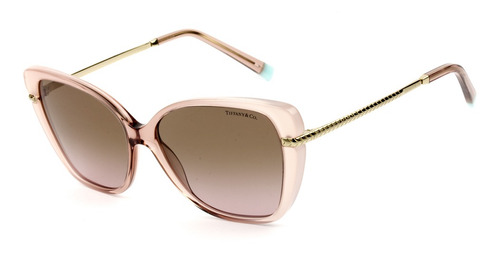 Óculos De Sol Tiffany & Co. Tf4190 8345/9t Marrom 57mm