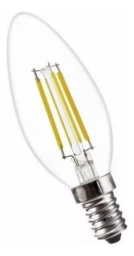 Lámpara Led Vintage Retro Deco Vela 4w E14 Luz Calida Yarlux