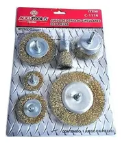 Comprar Juego 6 Cardas Para Taladro Zanco 1\u002F4 (4 Disco Y 2 Copa Agg)