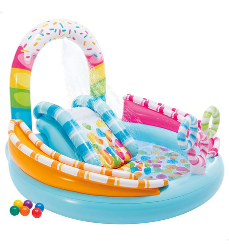 Piscina inflable Candy Fun de Intex para niños, 165 l